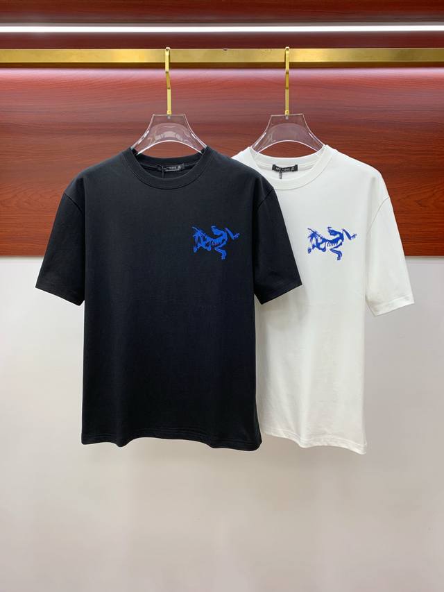 Ss Arc'teryx 100% Cotton New Fabric Classic Logo Pattern Fashionable and Simple