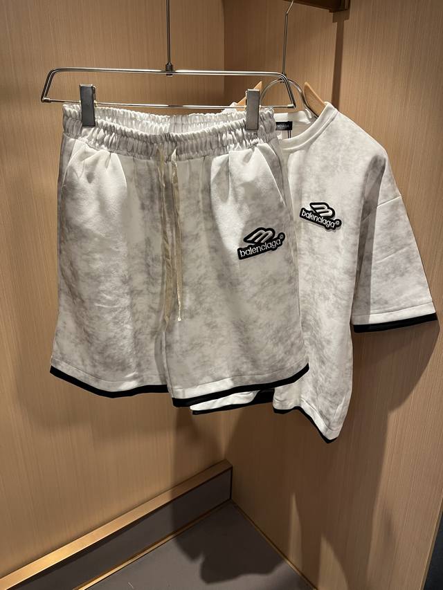 Balencia Paris 2025 Spring/Summer Newest Casual Suit, Unisex Embroidered Logo De