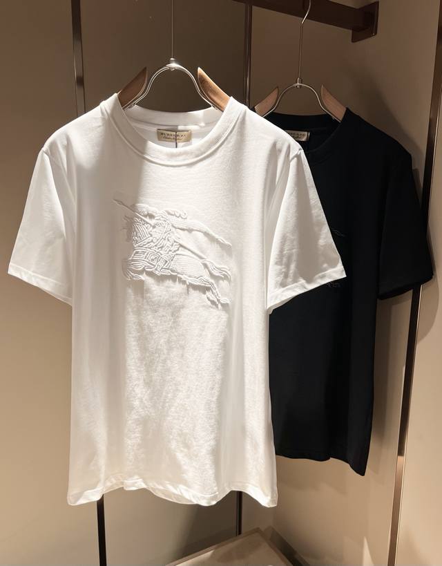 Burber*Y Burberry 2025 Spring/Summer New Arrival: Unisex Short-Sleeve T-Shirt! A