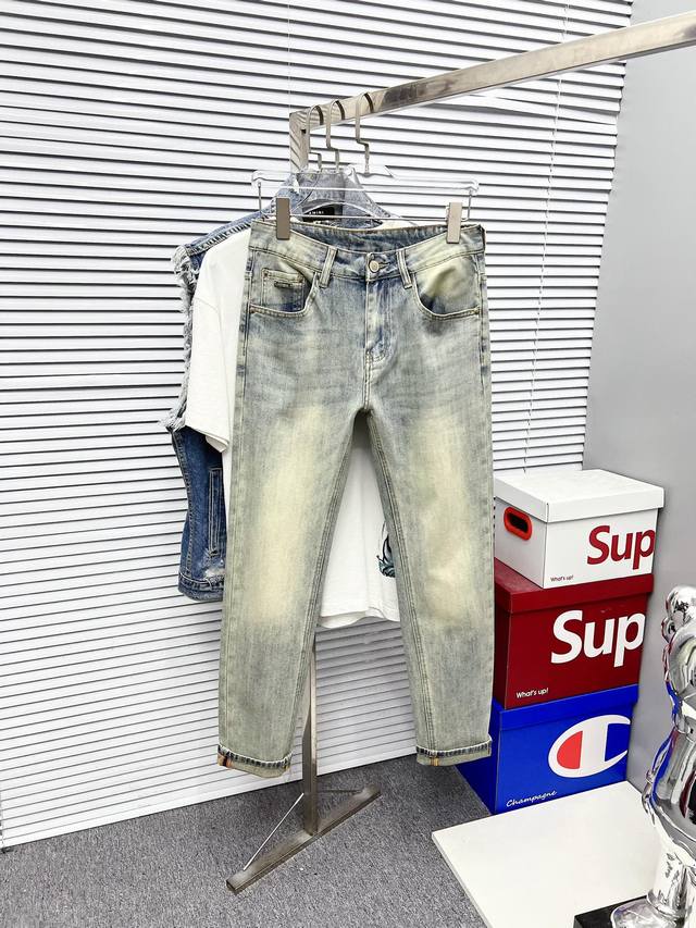 Zegna Men's Denim Jeans, officially announced in catalog and posters! Made with