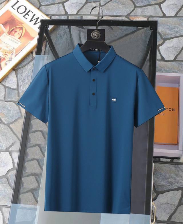 Boss New Arrival! 2025 Summer New Letter Logo Men's Polo Shirt! Classic business