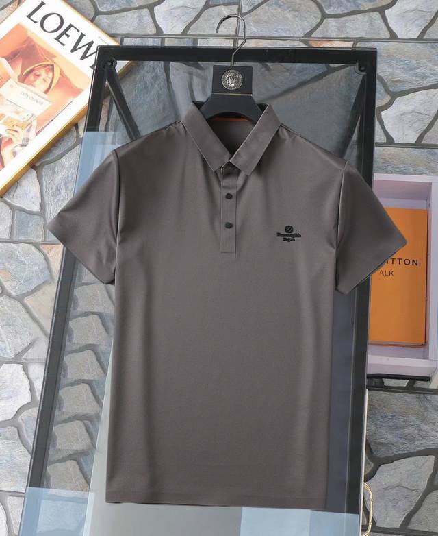 Zegna New Arrival! 2025 Spring/Summer New Arrival: Men's Polo Shirt with Letter