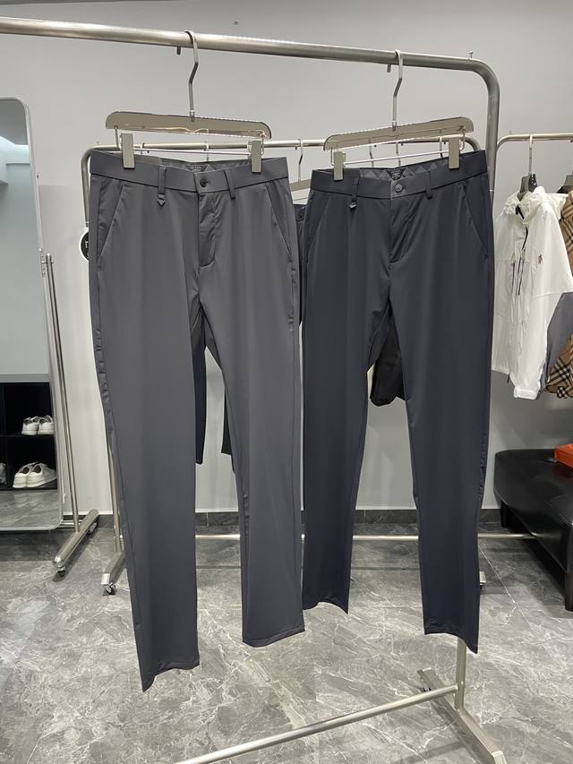 pra25Ss Spring/Summer New Lightweight Nylon Tencel Stretch Fabric Trousers! High