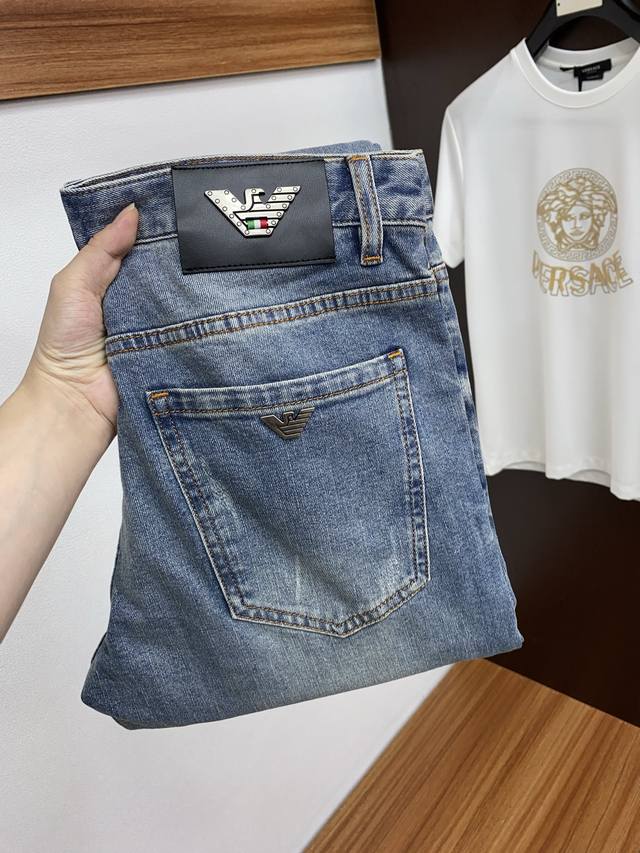Armani 2025Ss Early Spring New Arrival Original Men's Jeans - Purebred, a must-