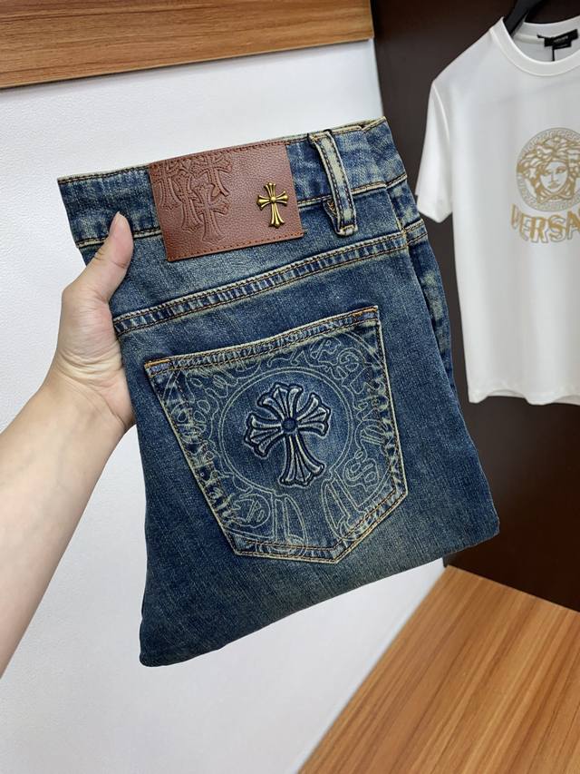 Chrome Hearts 2025Ss Early Spring New Arrival Original Men's Jeans - Purebred,