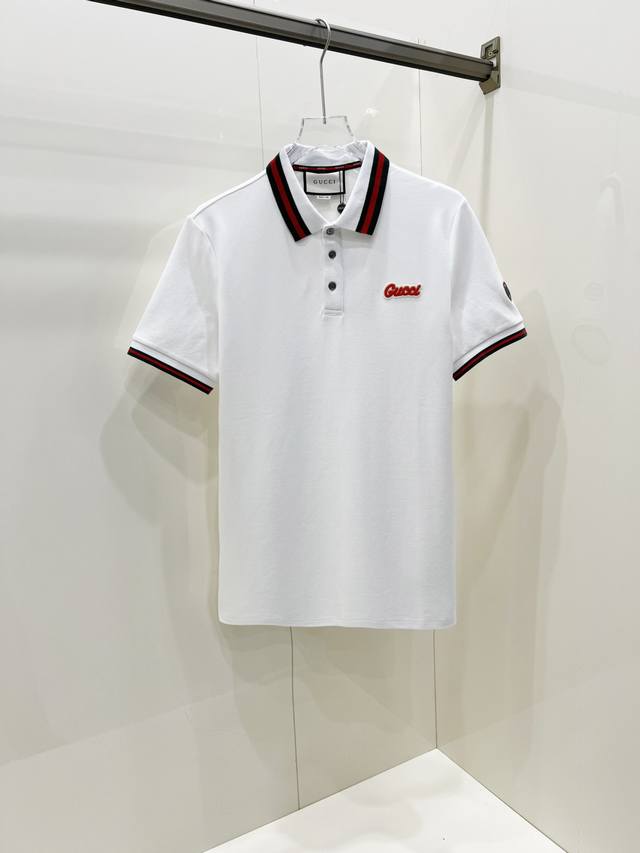 Gucci 2025 Spring/Summer New Polo Collar Short-Sleeve Collection. Made from prem