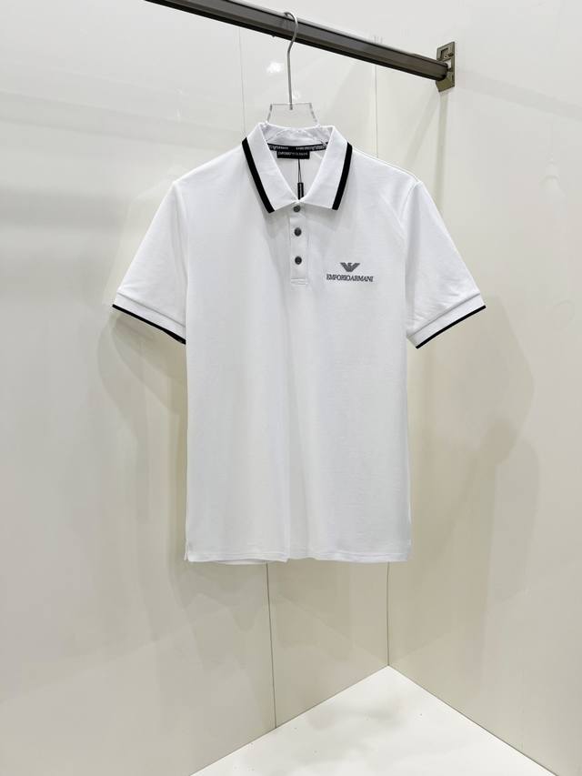 Armani 2025 Spring/Summer New Polo Collar Short-Sleeve Collection. Made from pre