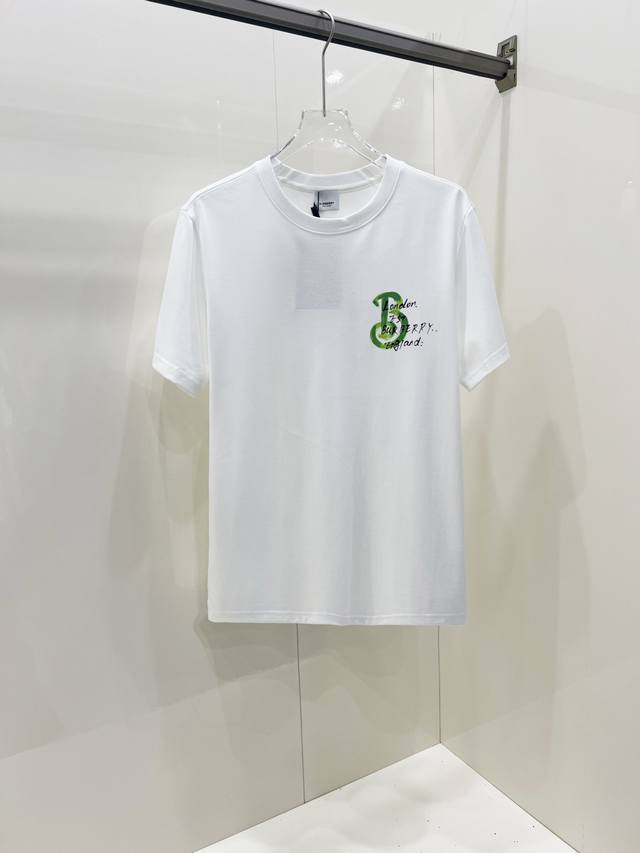 Burberry 2025 Spring/Summer New Unisex Short-Sleeve T-Shirt, Latest Exclusive On