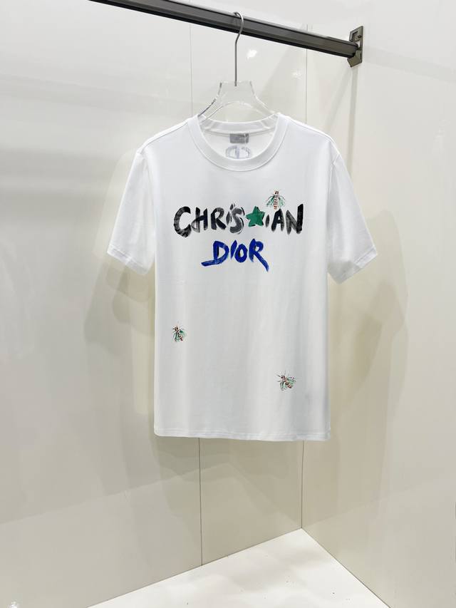 Dior 2025 Spring/Summer New Unisex Short-Sleeve T-Shirt, Latest Exclusive Online