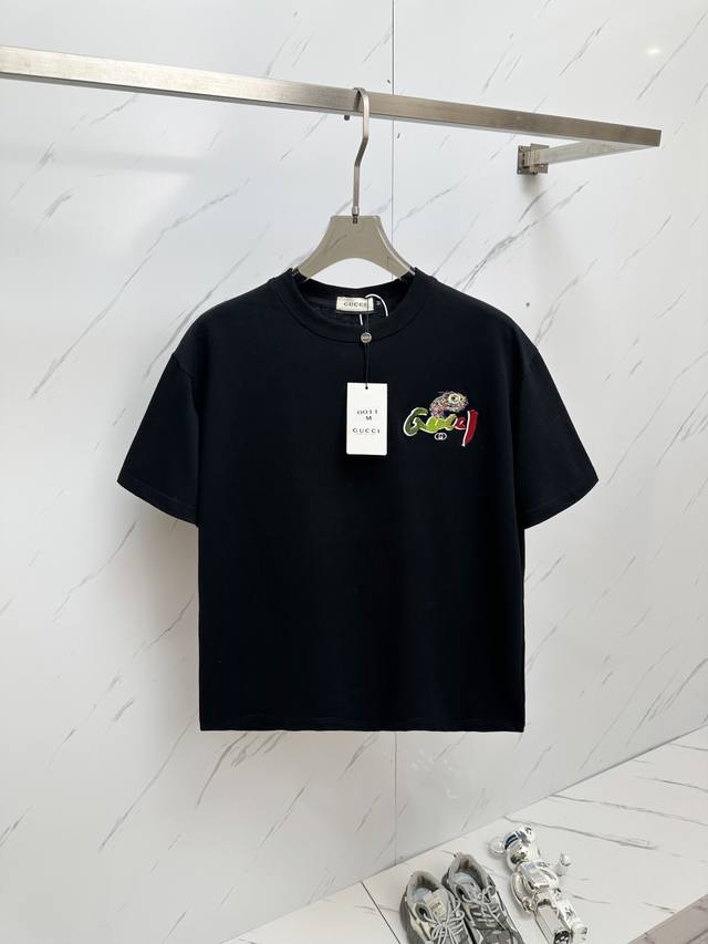 Gucci 25 Newest Style 2025 Spring/Summer New Unisex Short-Sleeve T-Shirt, Availa
