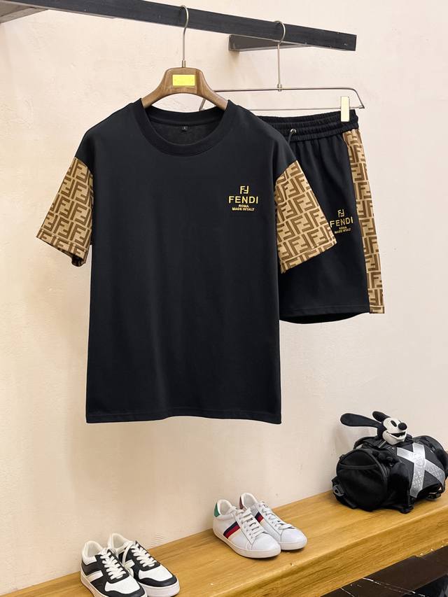 Fendi Spring/Summer Top Classic Short-Sleeve Set, exquisite craftsmanship, bout