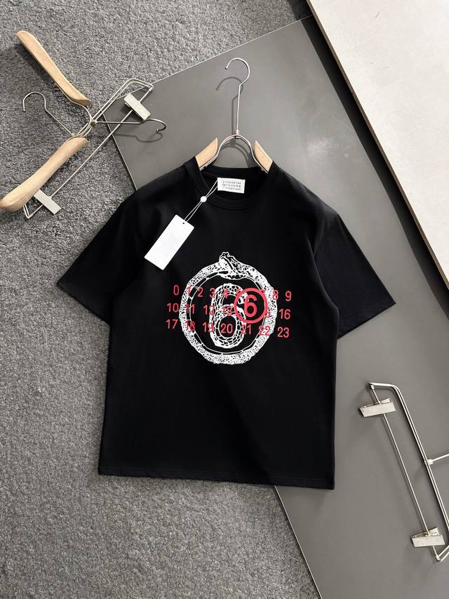 Margiela 2025 Spring/Summer New Original Men's Crew Neck Short Sleeve T-Shirt,