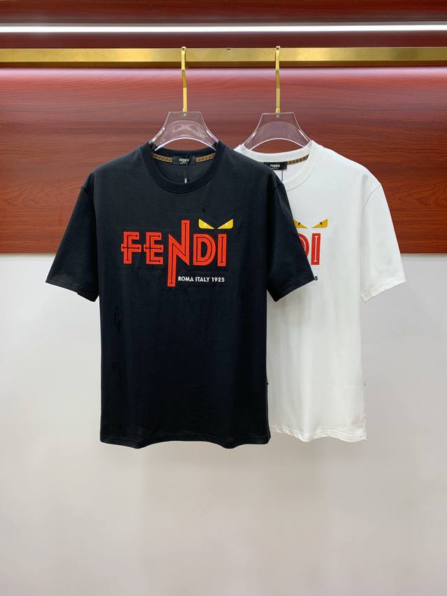 Fendi 2025 Summer New Short-Sleeve T-Shirt, Exclusive First Release of the Pers