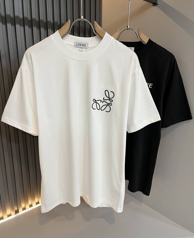 Loe*We 2025 Spring/Summer New Unisex Short-Sleeve T-Shirt, Italian factory direc