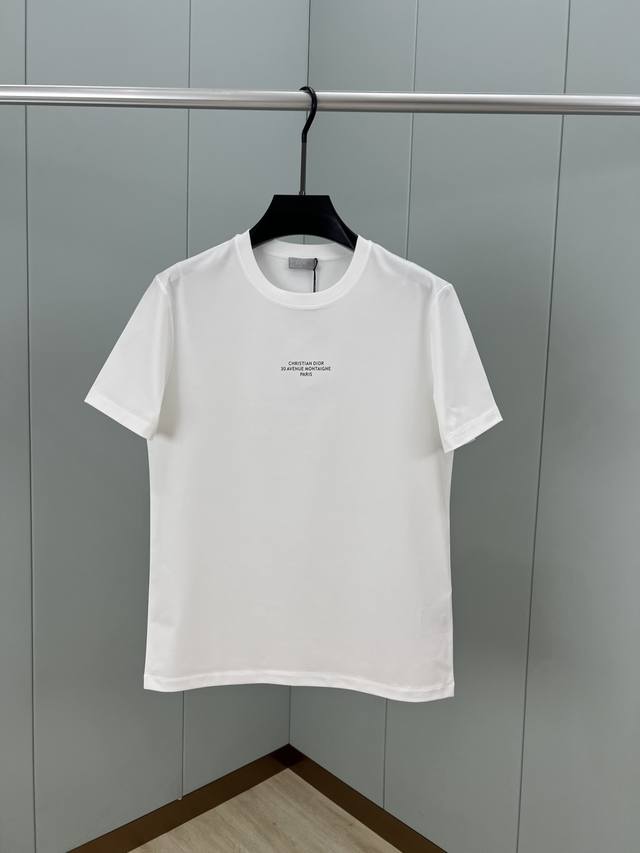 Dior. Dior Montaigne Print Logo Short-Sleeve T-Shirt for Summer 2025. Featuring