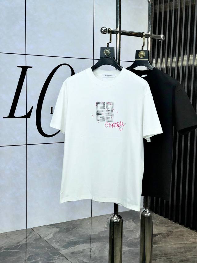 Givenchy 2025 Early Spring New Arrival - Latest Short-Sleeve Crew Neck T-Shirt,