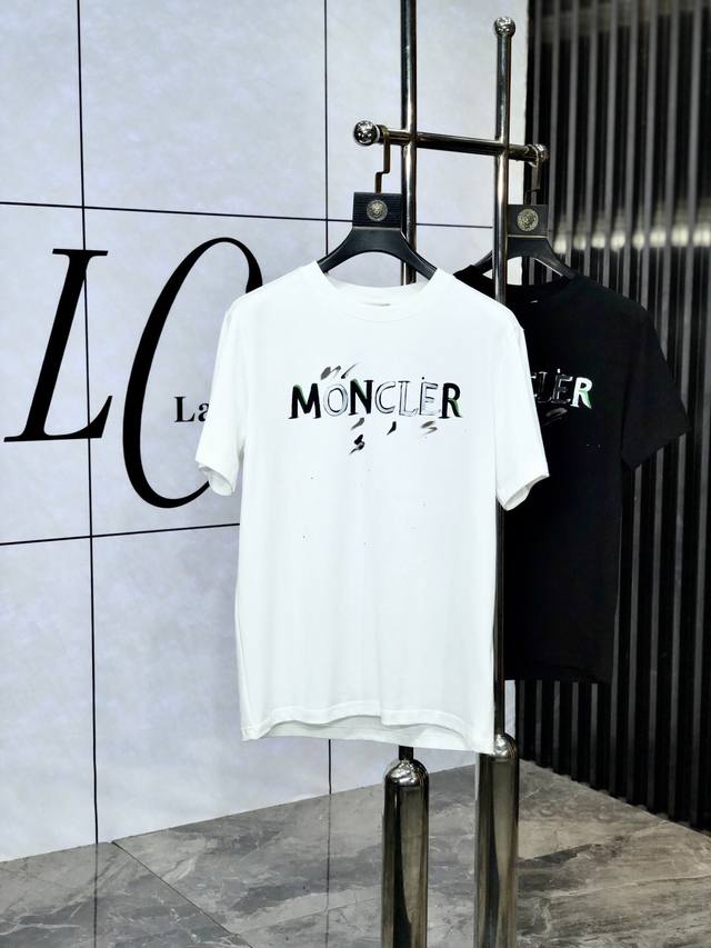 Moncler 2025 Early Spring New Arrival - Latest Short-Sleeve Crew Neck T-Shirt,