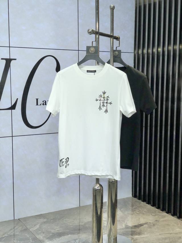 Chrome Hearts 2025 Early Spring New Arrival - Latest Short-Sleeve Crew Neck T-S