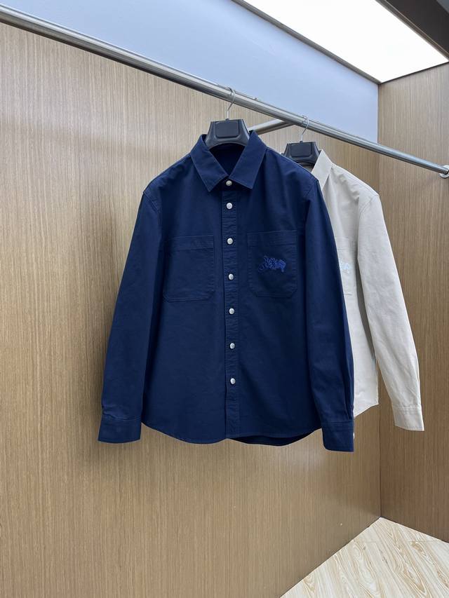 Autumn/Winter New Arrival, Slightly Stretch Denim Shirt Jacket with Pocket Logo