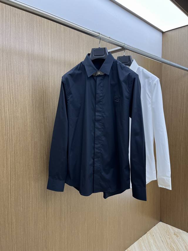 Autumn/Winter Fd Ss Spring/Summer New Fashionable and Simple Long-Sleeved Shirt