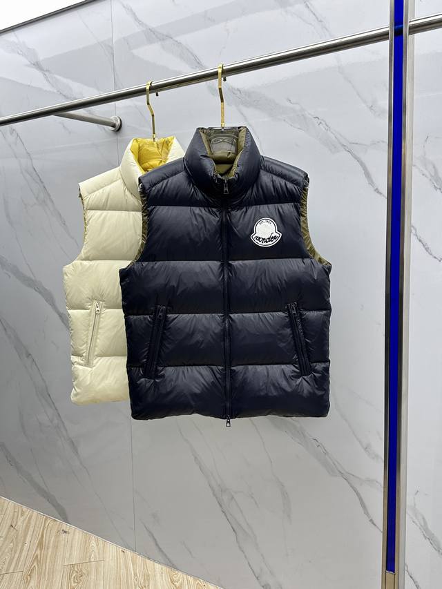 Moncler 2025 Autumn/Winter New Fashionable Casual Stand Collar Down Vest Jacket,