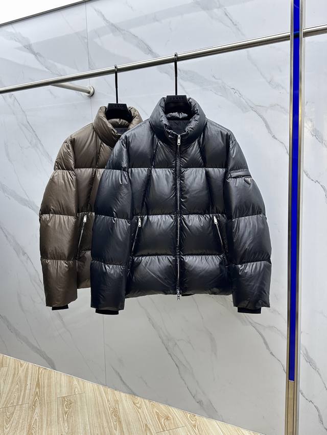 Prada 2025 Autumn/Winter New Down Jacket Original Custom-Made, All Imported Har