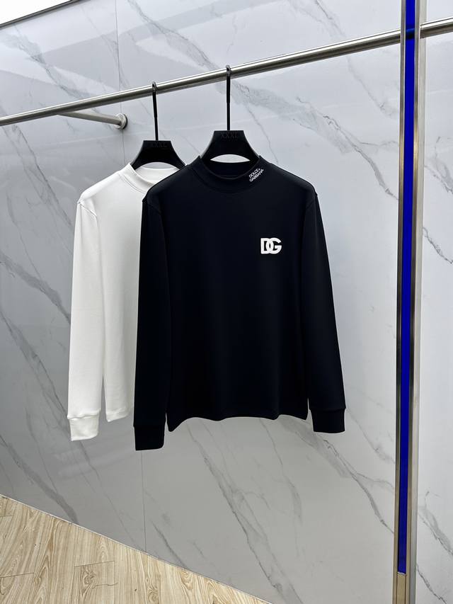 Dg Dolce & Gabbana 2025 Autumn/Winter New Long-Sleeved Base Layer Top, Warm and