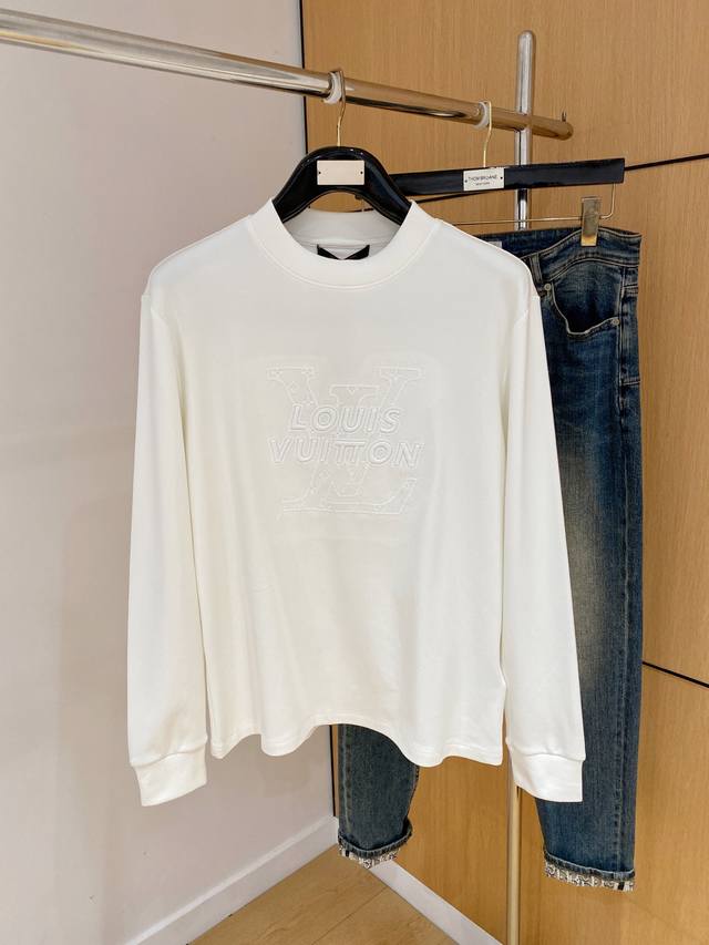Lv25Ss Autumn New Arrival, Trade Order Round Neck Long Sleeve Base Shirt! A popu