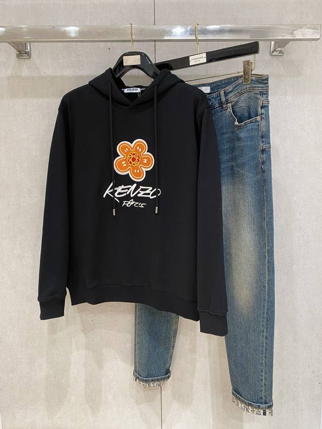 Kenzo 25Ss Newest and Top-Tier Crew Neck Sweatshirt, Exquisite Craftsmanship, To