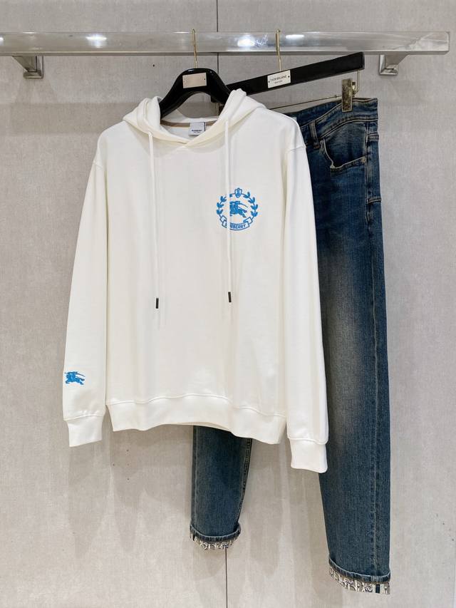 Burberry 25Ss Newest and Top-Tier Version Exquisitely Crafted Hooded Sweatshirt