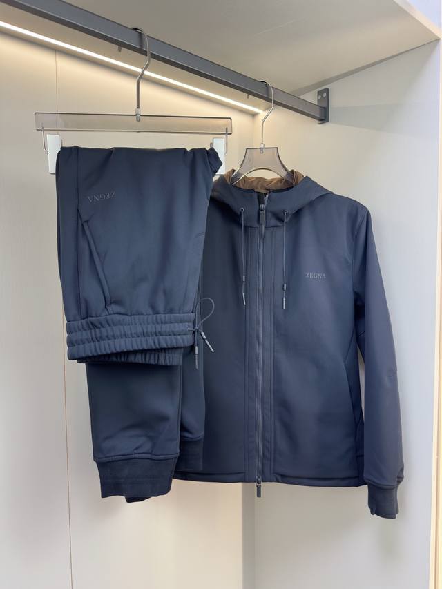 Zegna Sportswear Set - Premium Fabric: Made with imported high-end nylon-spande