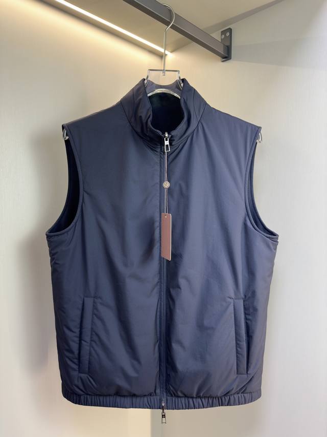 Loro Piana 2025 New Vest This Loro Piana vest features no ostentatious embellish