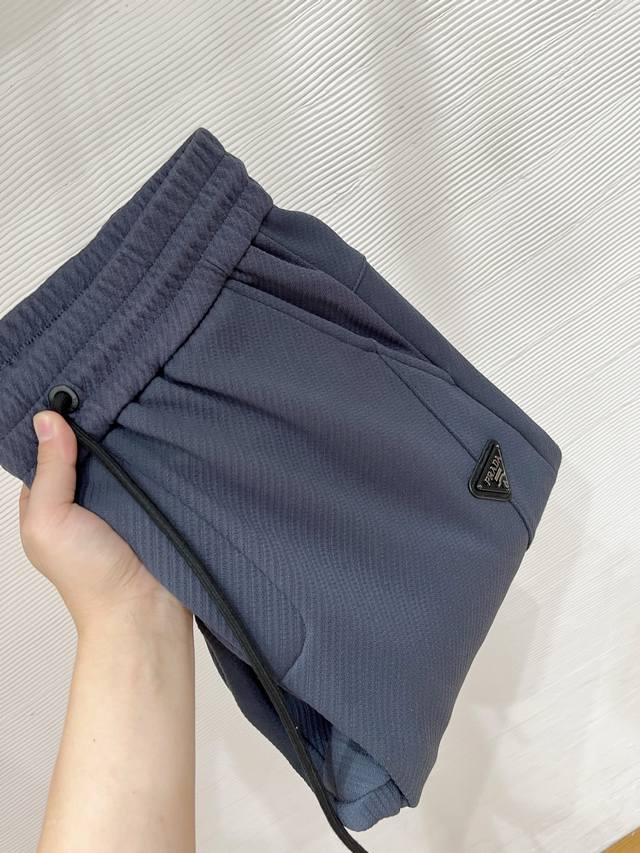 New Arrival - 2025 Autumn/Winter# Prada Mink Fleece-Lined Pants Fleece-lined pro