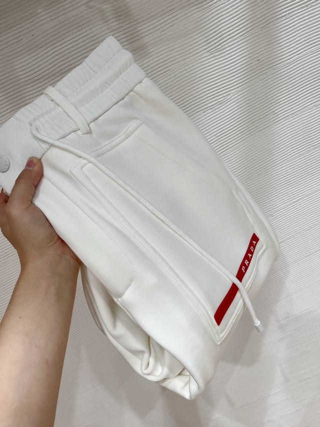 New Arrival - 2025 Autumn/Winter# Prada Mink Fleece-Lined Pants Fleece-lined pro