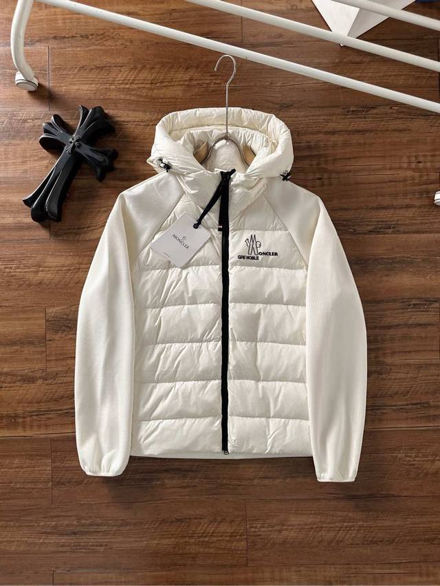 Moncler Fw 2025 New Hooded Patchwork Down Jacket. Classic style, hard to find. M