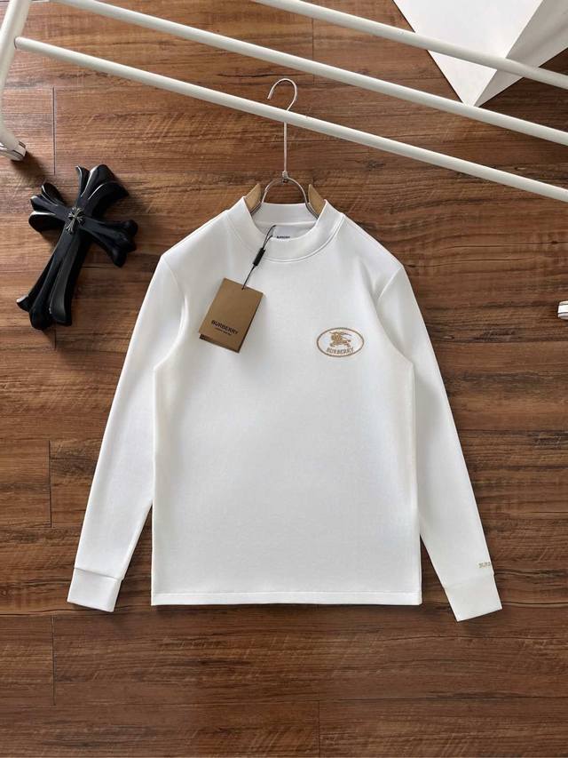 Burberry 2025 Fall/Winter New Fashion Casual Long-Sleeve T-Shirt, made from sel