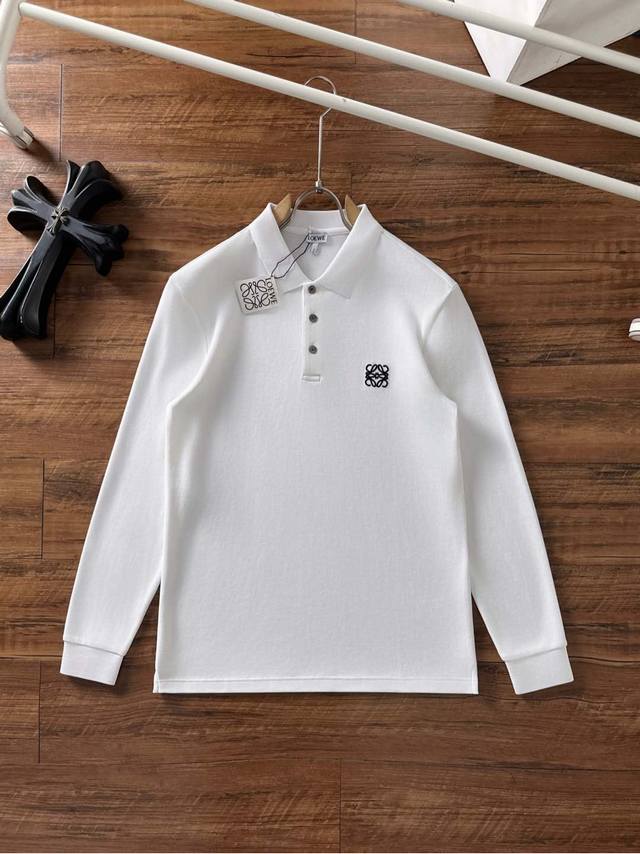 Loewe 2025 Autumn/Winter New Long-Sleeve Polo Shirt, Hong Kong Trading Company G