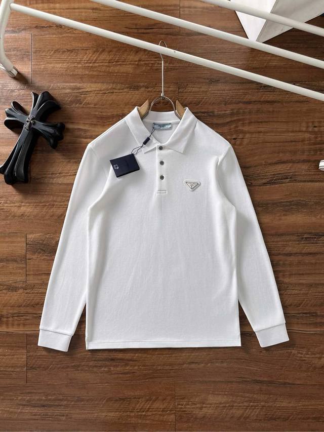 Prada 2025 Autumn/Winter New Long-Sleeved Polo Shirt, Hong Kong Trading Company
