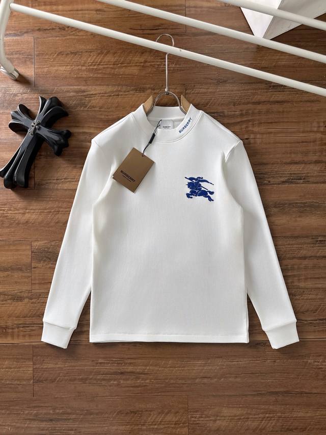 Burberry 2025 Fall/Winter New Fashion Casual Long-Sleeve T-Shirt, made from sel