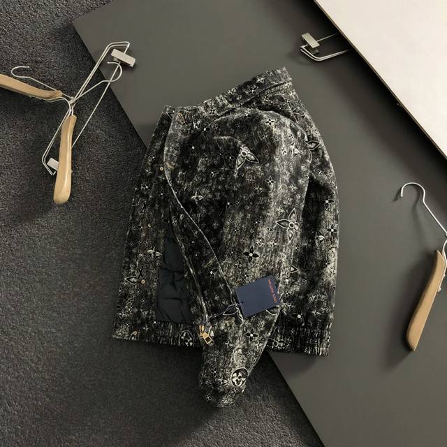 L Brand * Fitted Fit Sizes M-Xxxl 2026 Top-Grade Washed Distressed Denim Down Ja