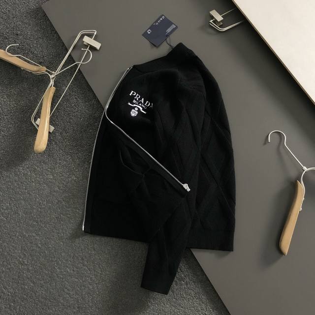 prad* Slightly Wide Fit M-Xxxl 2025 Autumn/Winter Trendy Wool Knit Cardigan. Fea