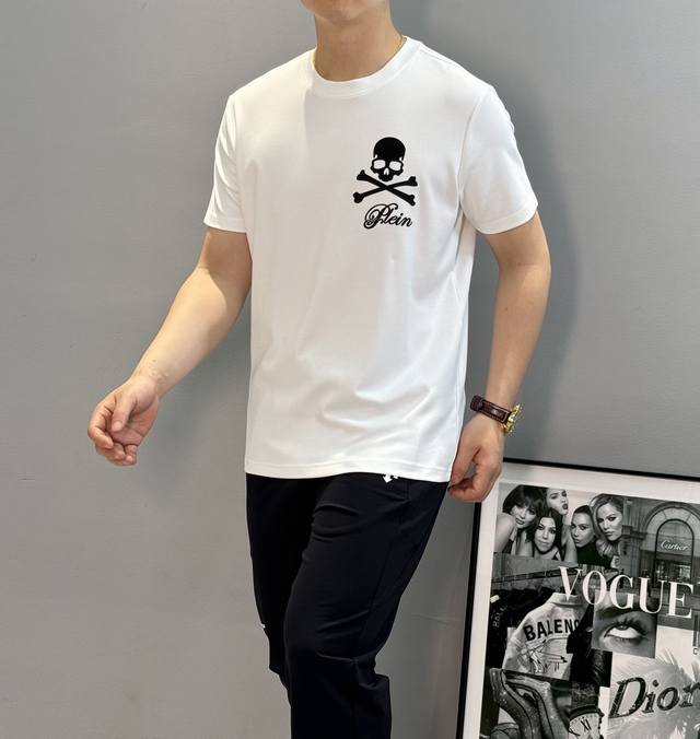 philipplei*Philip*25S Autumn/Winter Thick Modal Short-Sleeve T-Shirt, featuring