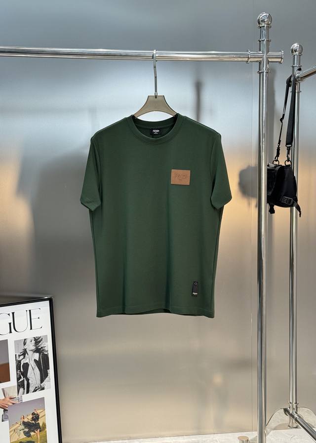 Fendi 25S New Modal T-Shirt. A stylish short-sleeved shirt with an undeniable em