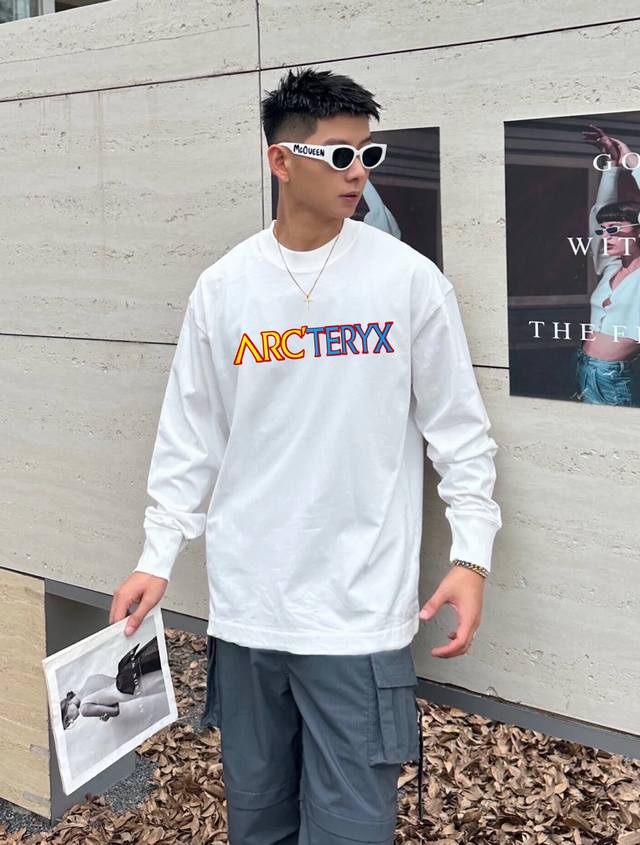 Arctery 25S New Loose Fit Long-Sleeve T-Shirt. Unisex~Recommended by Xiaohongshu