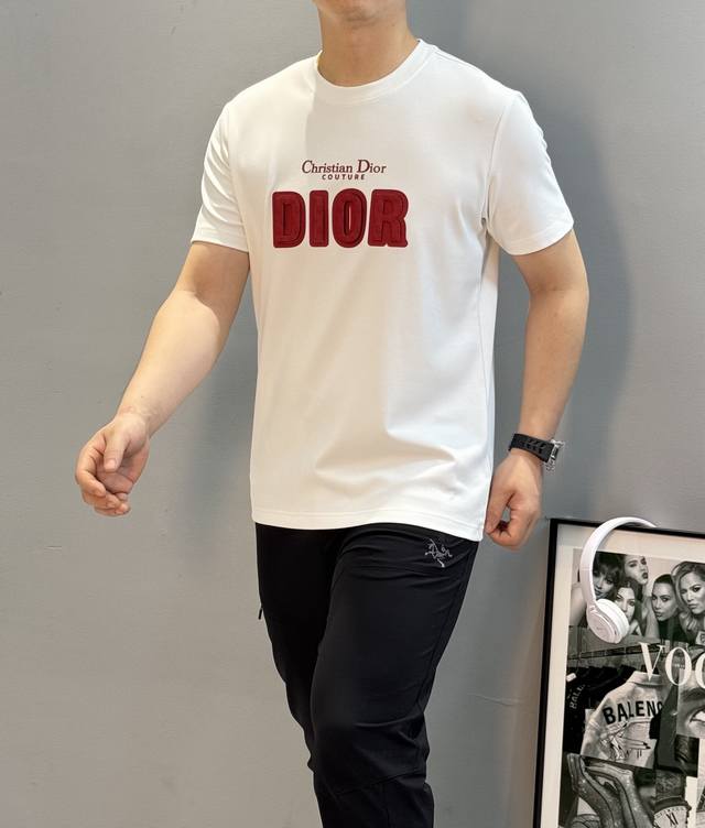 Top-tier style! Dior 25S new modal T-shirt. The most stylish piece of the seaso