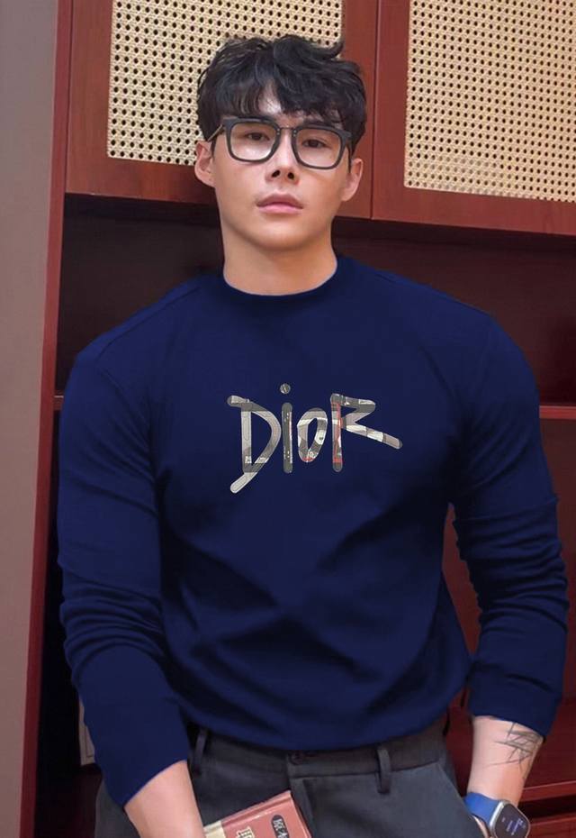 Dior 25S New Modal Long-Sleeve T-Shirt, a refreshed and upgraded versatile basic