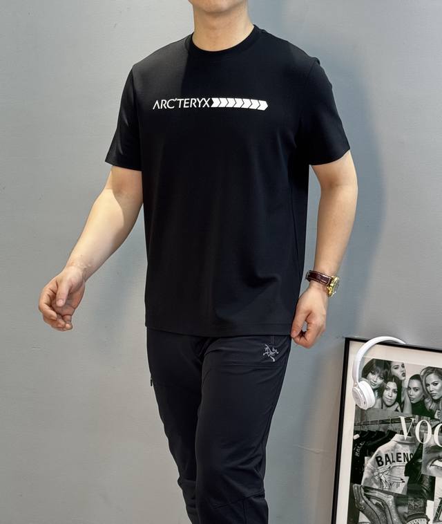 Arc'Teryx 25S New Modal T-Shirt. Simple design with brand logo, lightweight and