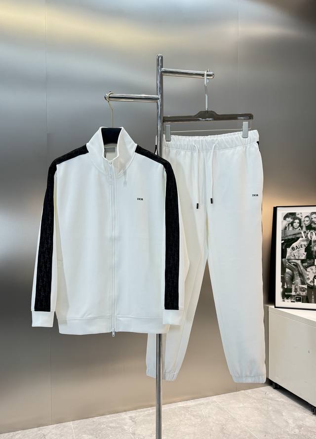 Jacket, Pants 260 Dio*R Dior Super High Quality 2025S New Sporty Tencel Set. Un