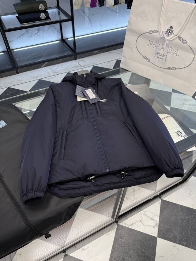 Prada Re-Nylon Limited Edition Down Jacket. Goose down filling. Original hardwa
