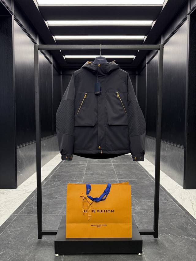 Hot Selling Item: Premium Down Jacket - Louis Vuitton LV Patchwork Embossed Mono